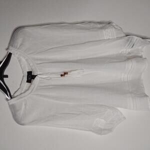 NWT BCX Women's White Blouse Size Medium